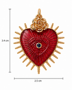 Sacred Heart Pendant Necklace