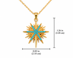 Golden North Star Necklace