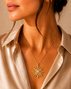Golden North Star Necklace