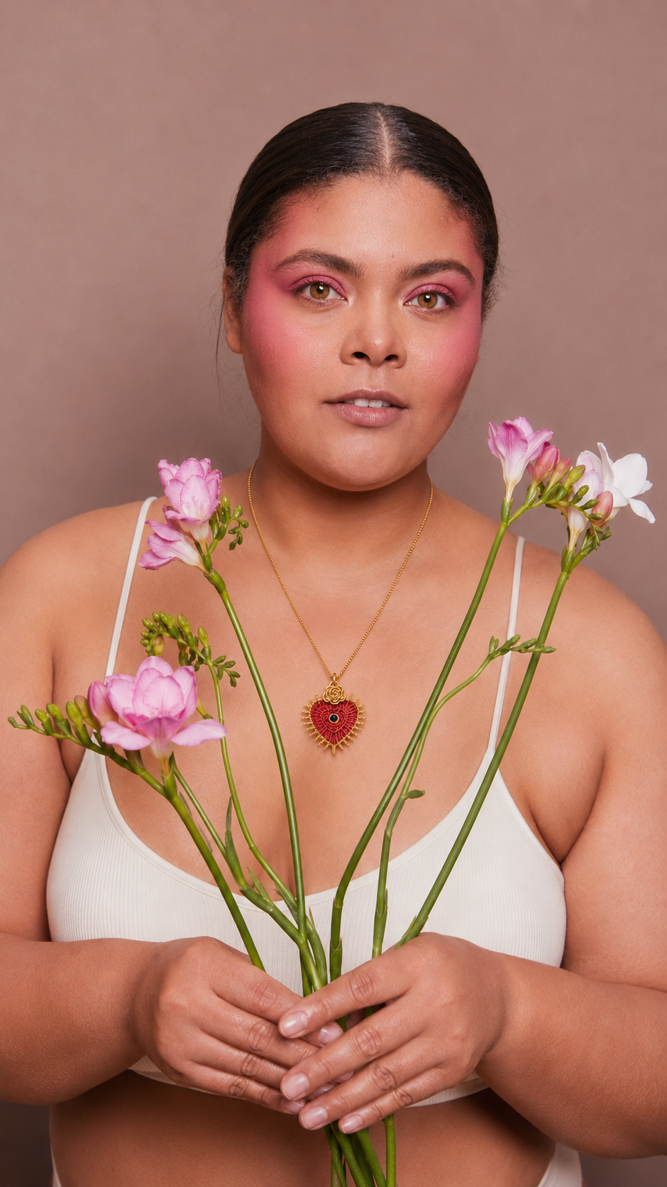 Sacred Heart Pendant Necklace