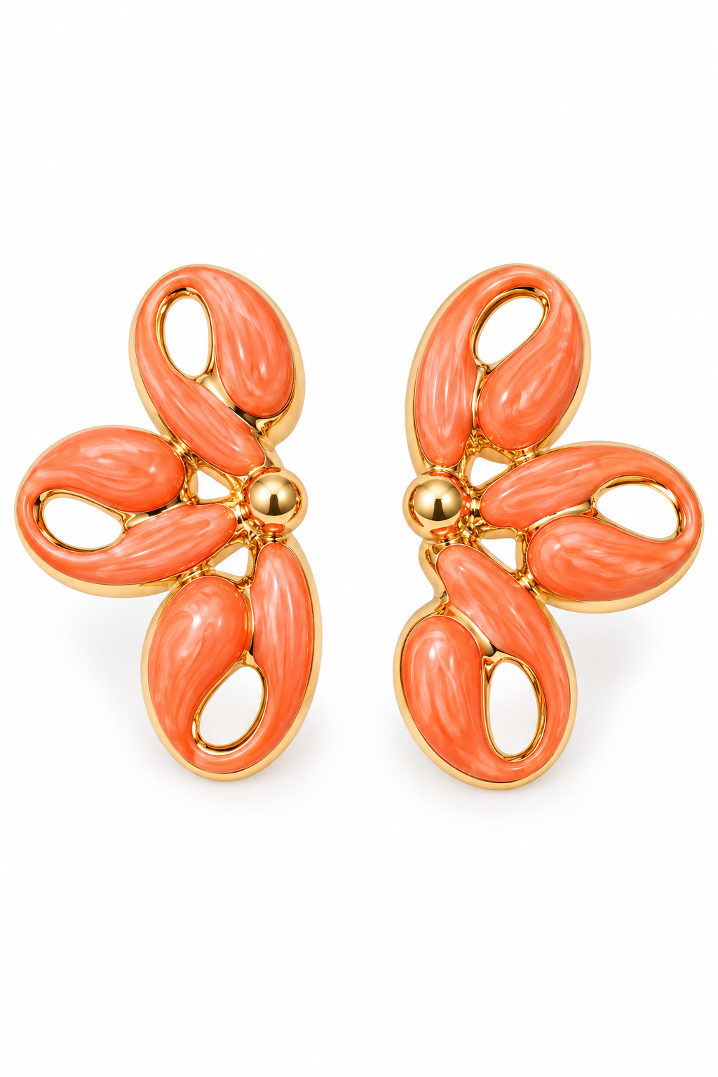Boucles d’oreilles Elara – Marron
