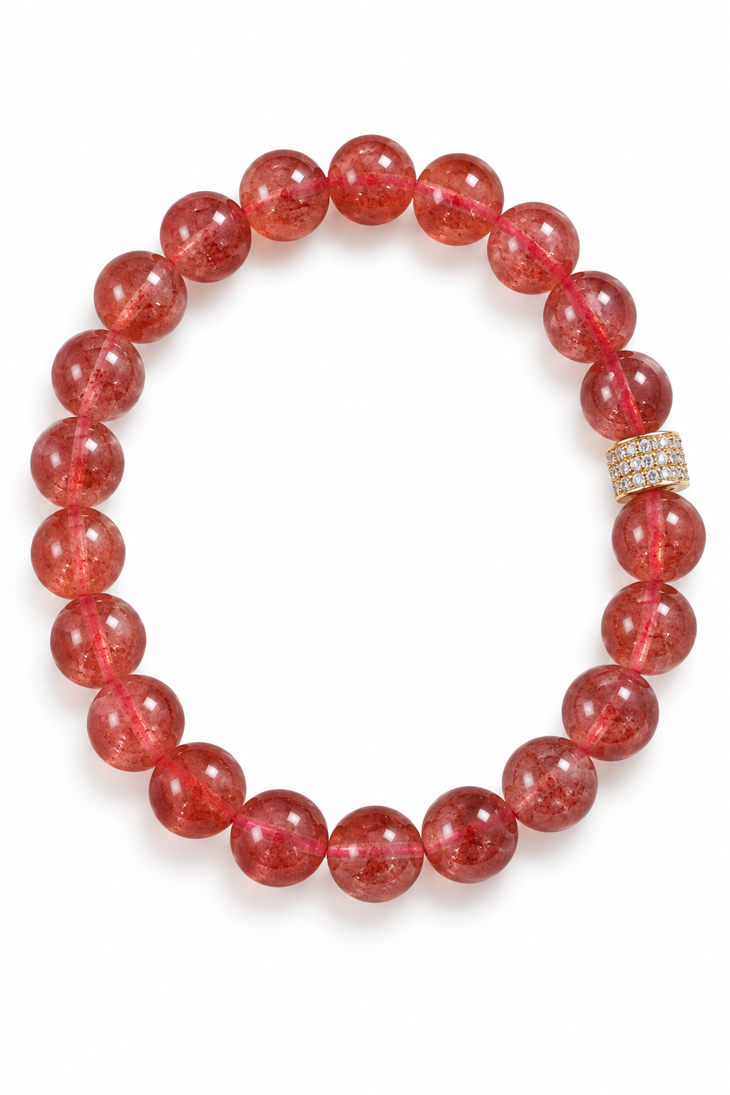 Bracelet en Pierre Naturelle – Quartz Rose ou Améthyste