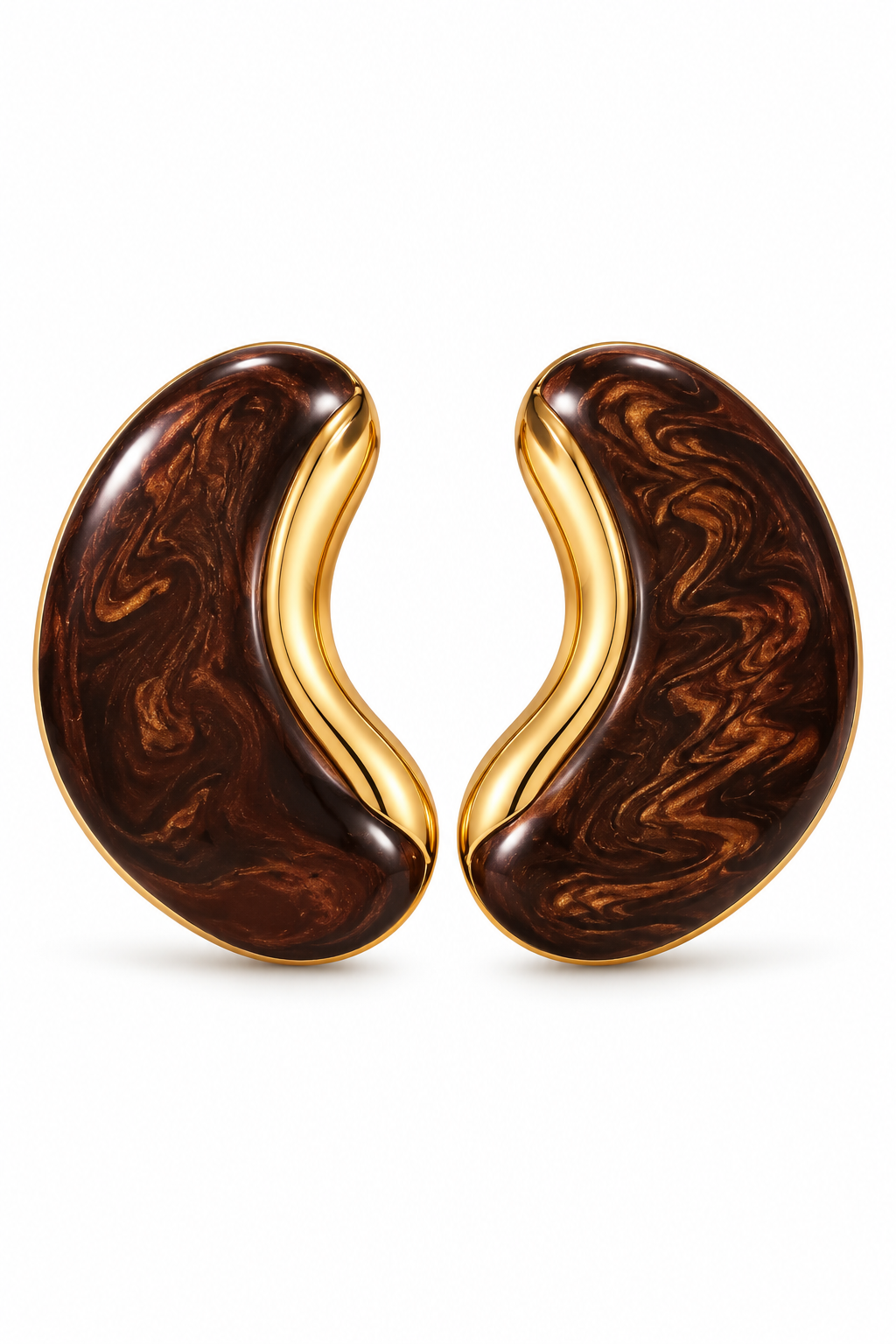 Boucles d’oreilles Gaïa – Design Sculptural