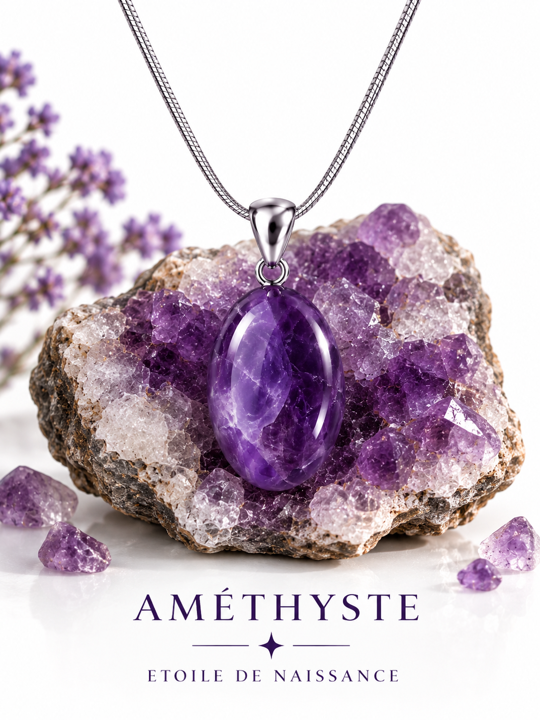 Collier Astra - Améthyste